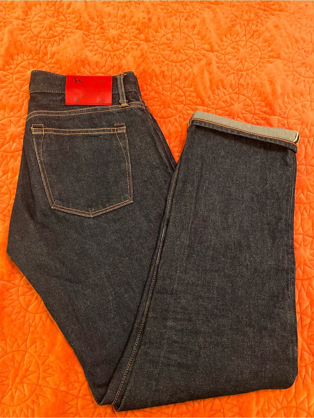 Men's Dark Indigo Selvedge Jeans - Hiroshi Kato Hammer 30